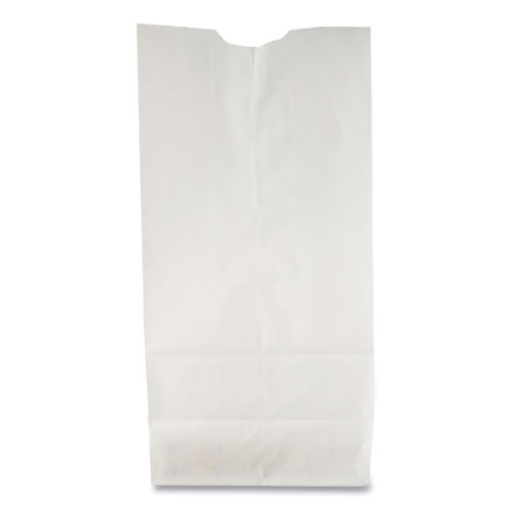 Picture of Grocery Paper Bags, 35 lb Capacity, #6, 6" x 3.63" x 11.06", White, 500 Bags