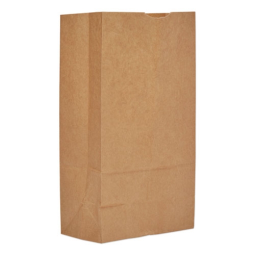 Picture of Grocery Paper Bags, 60 lb Capacity, #12, 7.06" x 4.5" x 12.75", Kraft, 1,000 Bags