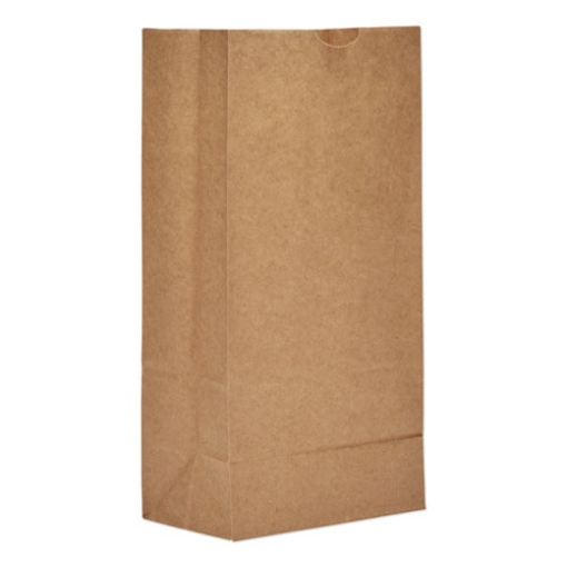 Picture of Grocery Paper Bags, 60 lb Capacity, #8, 6.13" x 4.17" x 12.44", Kraft, 1,000 Bags