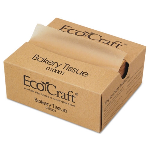 Picture of Ecocraft Interfolded Dry Wax Deli Sheets, 6 X 10.75, Natural, 1,000/box, 10 Boxes/carton