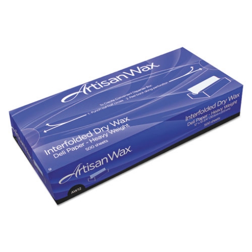 Picture of Artisanwax Interfolded Dry Wax Deli Paper, 10 X 10.75, White, 500/box, 12 Boxes/carton