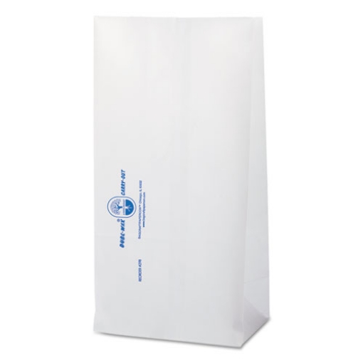 Picture of Dubl Wax Sos Bakery Bags, 6.13" X 12.38", White, 1,000/carton