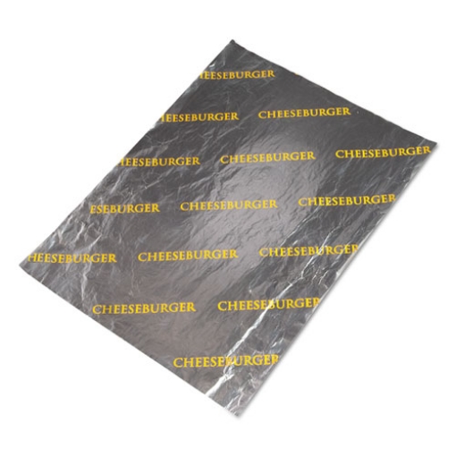 Picture of Honeycomb Insulated Cheeseburger Wrap, 10.5 X 14, Cheeseburger Printed, 500/pack, 4 Packs/carton