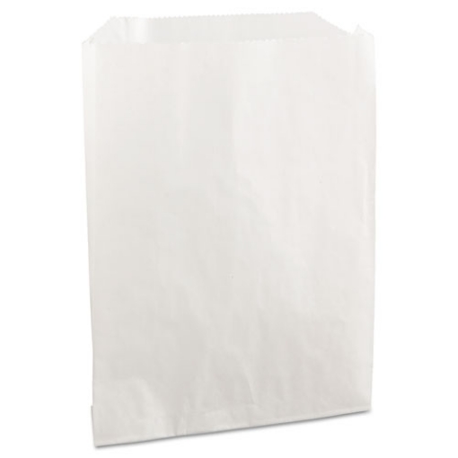 Picture of Grease-Resistant Single-Serve Bags, 6" X 7.25", White, 2,000/carton