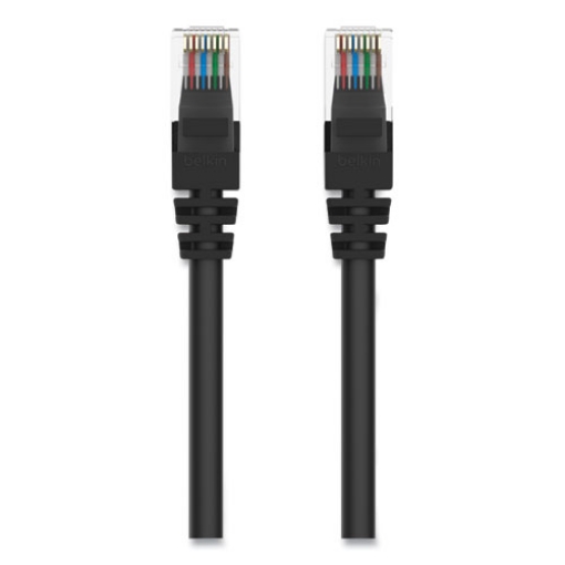 Picture of cat6 utp computer patch cable, 10 ft, black