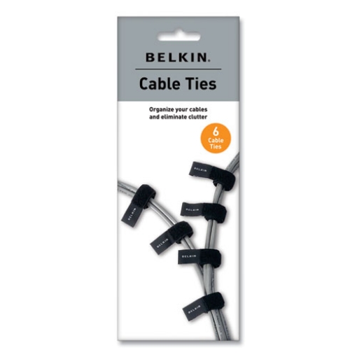 Picture of Multicolored Cable Ties, 6/pack