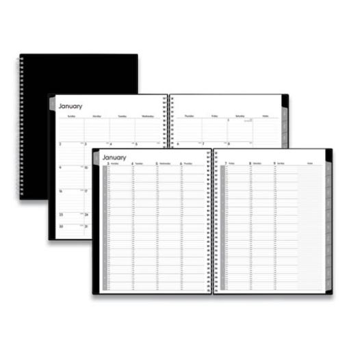 Picture of Enterprise Weekly Appointment Planner, Enterprise Formatting, 11 x 8.5, Black Cover, 12-Month (Jan to Dec): 2024