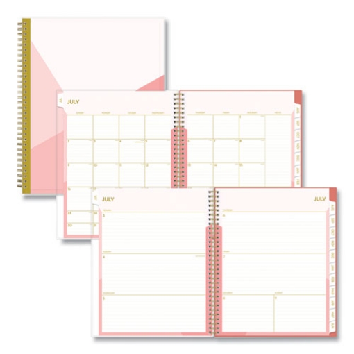 Picture of Cali Create-Your-Own Cover Academic Year Weekly/Monthly Planner, Pink Artwork, 11 x 8.5, 12-Month (July-June): 2023-2024