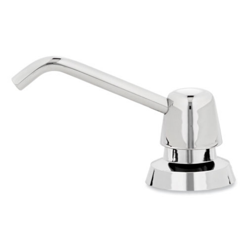 Picture of Manual Top-Fill Liquid Soap Dispenser, 4" Spout, 20 oz, 5.63 x 5.63 x 11.25, Chrome