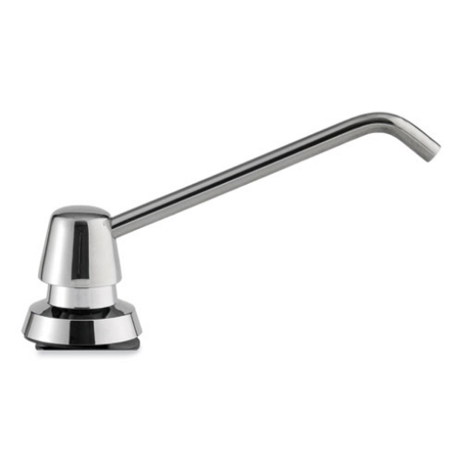 Picture of Manual Top-Fill Liquid Soap Dispenser, 6" Spout, 20 oz, 7.63 x 7.63 x 12.13, Chrome