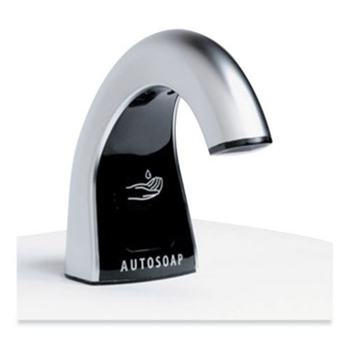 Picture of Automatic Liquid Soap Dispenser, 17 oz/54 oz, 5.25 x 8.63 x 17.68, Chrome