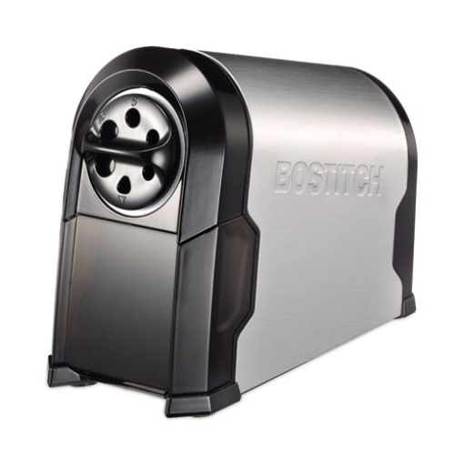 Picture of Super Pro Glow Commercial Electric Pencil Sharpener, Ac-Powered, 6.13 X 10.63 X 9, Black/silver