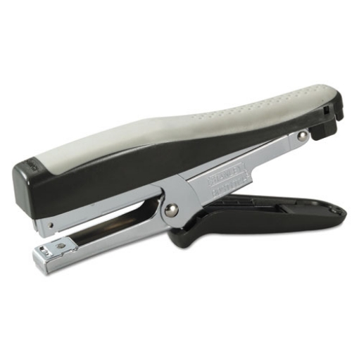 Picture of Standard Plier Stapler, 20-Sheet Capacity, 0.25" Staples, 2.5" Throat, Black/gray