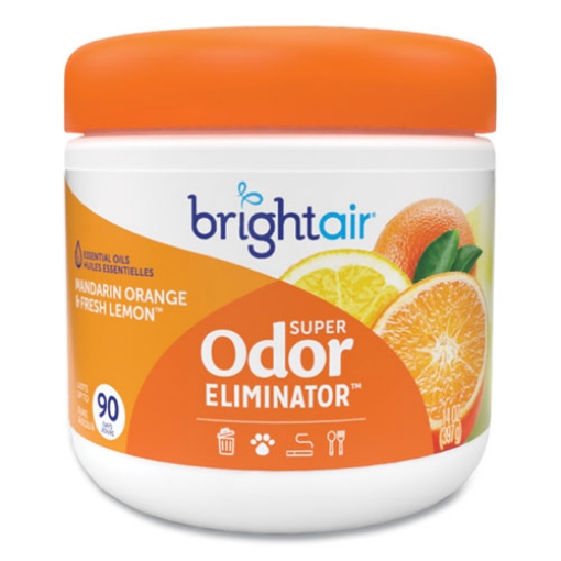 Picture of Super Odor Eliminator, Mandarin Orange And Fresh Lemon, 14 Oz Jar