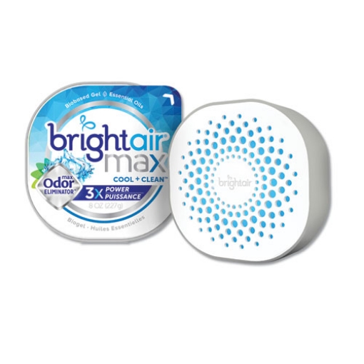 Picture of Max Odor Eliminator Air Freshener, Cool And Clean, 8 Oz Jar