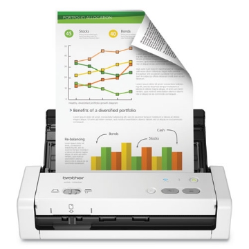 Picture of Ads1250w Wireless Compact Color Desktop Scanner With Duplex