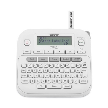Picture of P-Touch PT-D220 Label Maker, 2 Lines, 3.9 x 9.3 x 10.2