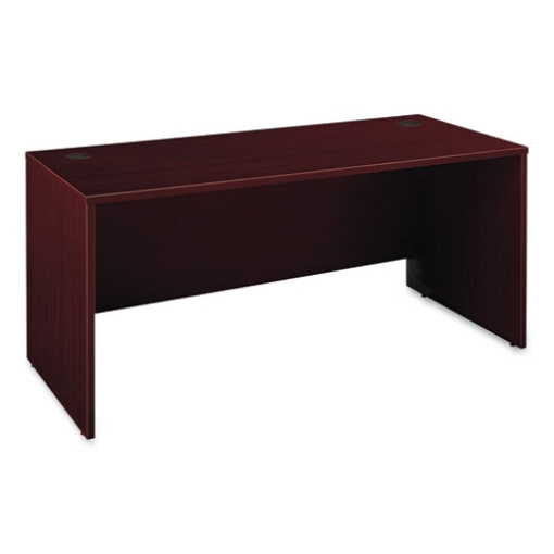 Picture of Enterprise Collection Double Pedestal Desk, 60" X 28.63" X 29.75", Harvest Cherry, (box 1 Of 2)