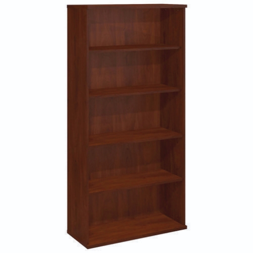 Picture of Series C Collection Bookcase, Five-Shelf, 35.63w x 15.38d x 72.78h, Hansen Cherry