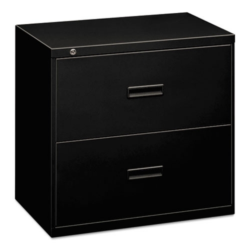 Picture of 400 Series Lateral File, 2 Legal/letter-Size File Drawers, Black, 36" X 18" X 28"