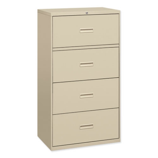 Picture of 400 Series Lateral File, 4 Legal/letter-Size File Drawers, Putty, 36" X 18" X 52.5"