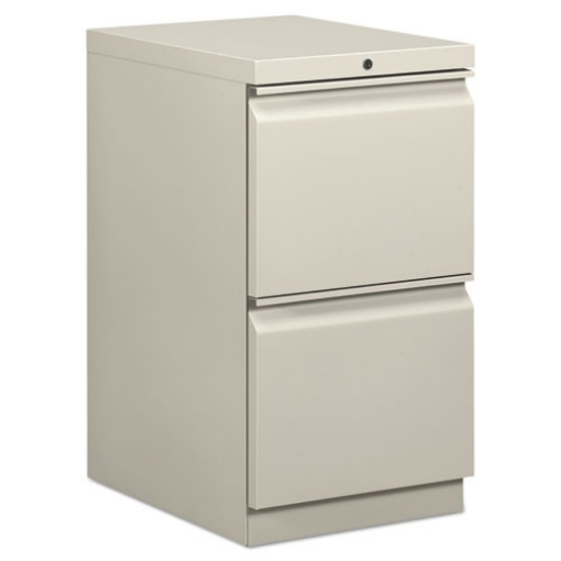 Picture of Mobile Pedestals, Left Or Right, 2 Legal/letter-Size File Drawers, Light Gray, 15" X 20" X 28"