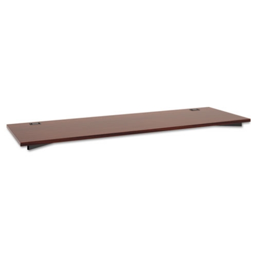 Picture of Manage Series Worksurface, 72" X 23.5" X 1", Chestnut