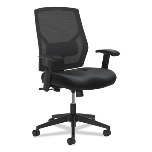 Picture of Crio High-Back Task Chair, Supports Up To 250 Lb, 18" To 22" Seat Height, Black