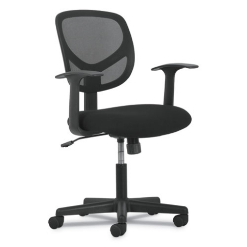 Picture of 1-Oh-Two Mid-Back Task Chairs, Supports Up To 250 Lb, 17" To 22" Seat Height, Black