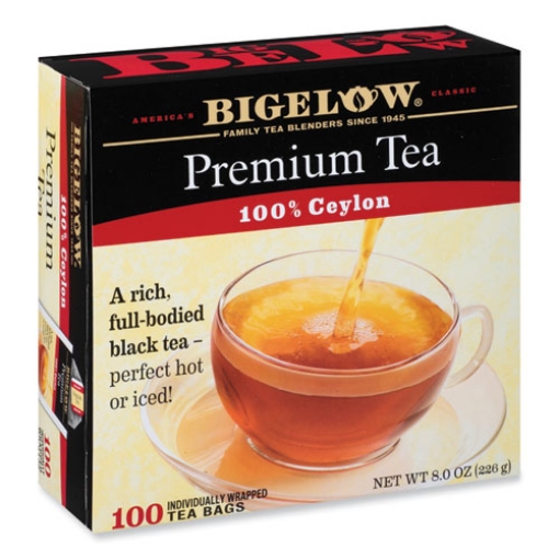 Picture of Single Flavor Tea, Premium Ceylon, 100 Bags/box