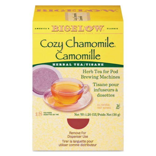 Picture of Cozy Chamomile Herbal Tea Pods, 1.90 Oz, 18/box