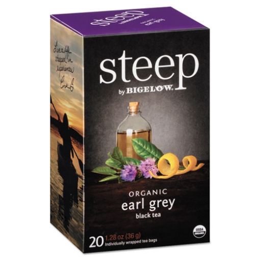 Picture of Steep Tea, Earl Grey, 1.28 Oz Tea Bag, 20/box