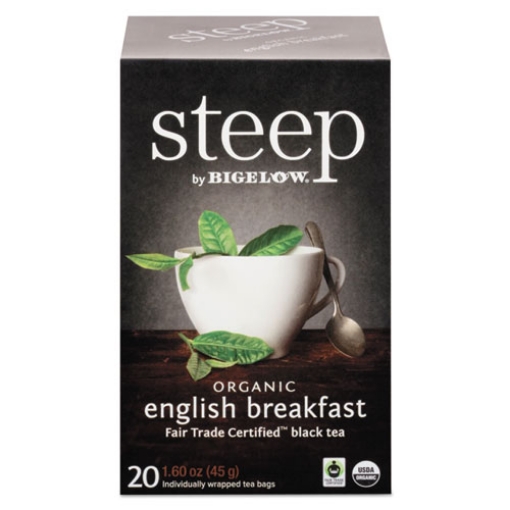 Picture of Steep Tea, English Breakfast, 1.6 Oz Tea Bag, 20/box