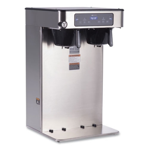 Picture of ICB Infusion Series Twin Tall Coffee Brewer, 51 Cups, Silver/Black, Ships in 7-10 Business Days