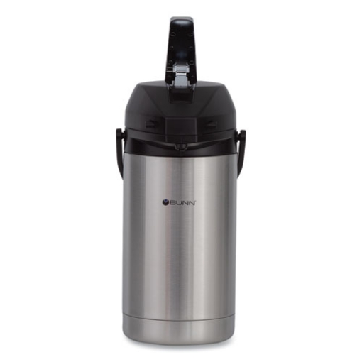 Picture of 3 Liter Lever Action Airpot, Stainless Steel/black