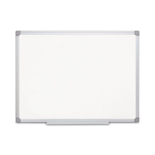 Picture of earth silver easy-clean dry erase board, 36 x 24, white surface, silver aluminum frame