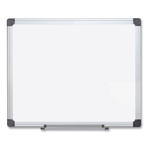 Picture of Porcelain Value Dry Erase Board, 48 x 96, White Surface, Silver Aluminum Frame