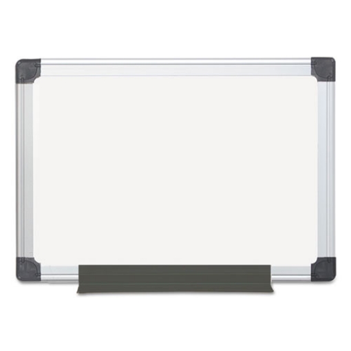 Picture of value melamine dry erase board, 18 x 24, white surface, silver aluminum frame