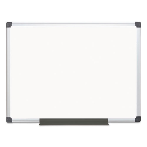 Picture of Value Lacquered Steel Magnetic Dry Erase Board, 48 x 36, White Surface, Silver Aluminum Frame