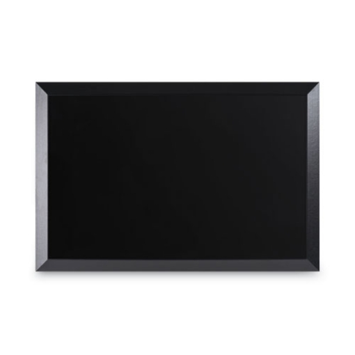 Picture of kamashi wet-erase board, 48 x 36, black surface, black wood frame