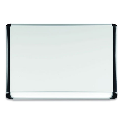 Picture of gold ultra magnetic dry erase boards, 72 x 48, white surface, black aluminum frame