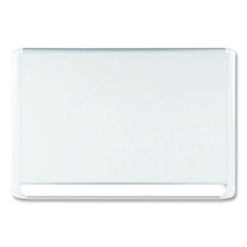 Picture of gold ultra magnetic dry erase boards, 72 x 48, white surface, white aluminum frame