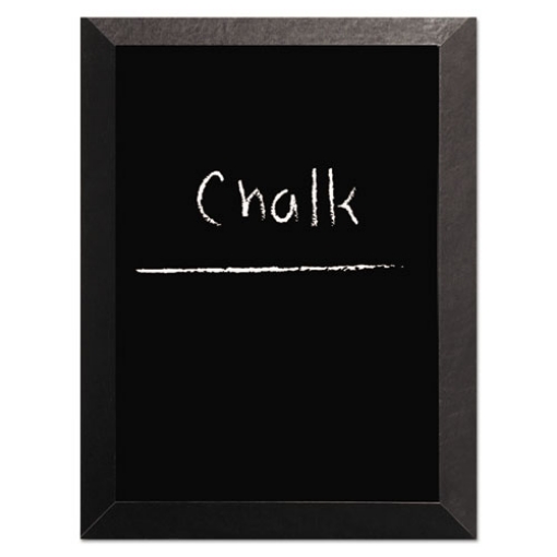 Picture of kamashi chalk board, 48 x 36, black surface, black wood frame