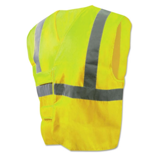 Picture of Class 2 Safety Vests, Standard, Lime Green/Silver