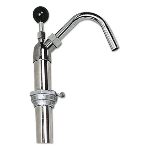 Picture of Bottle Pump, 22 oz/Pump, Steel, 42.5" Tall, Chrome, 6/Carton