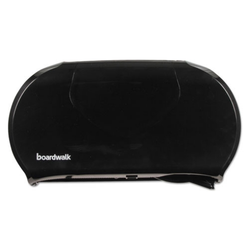 Picture of Jumbo Twin Toilet Tissue Dispenser, 20.25 x 6 x 12.25, Black