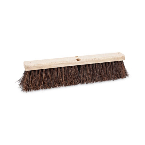 Picture of Floor Brush Head, 3.25" Natural Palmyra Fiber Bristles, 18" Brush