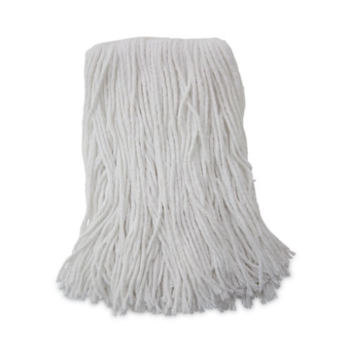 Picture of Mop Head, Value Standard Head, Rayon Fiber, Cut-End, Size No. 16, White, 12/carton