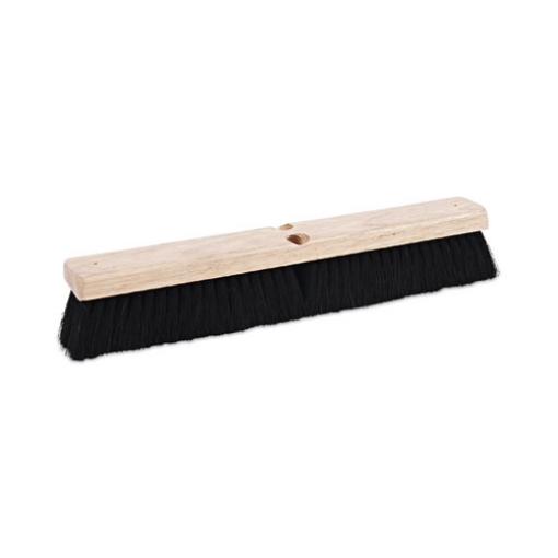 Picture of Floor Brush Head, 2.5" Black Tampico Fiber Bristles, 18" Brush