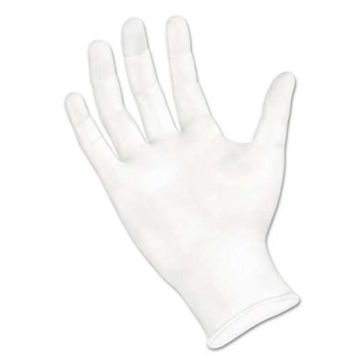 Picture of Exam Vinyl Gloves, Powder/latex-Free, 3 3/5 Mil, Clear, Small, 100/box